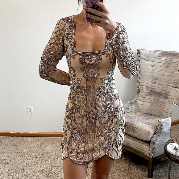 ASOS beaded dress - Picture 1 of 3